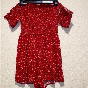 Off the shoulder romper